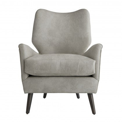 Beck Chair Stone Leather Grey Ash