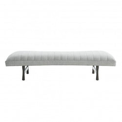 Stevens Bench Platinum BouclÕÔë© Grey Ash