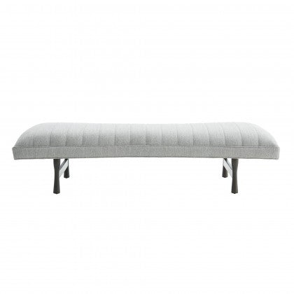 Stevens Bench Platinum BouclÕÔë© Grey Ash