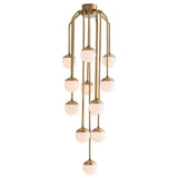 Opal Glass Chandelier