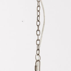 3' Polished Nickel Chain