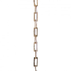3' Square link Polished Brass Chain