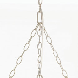 3' White Chain