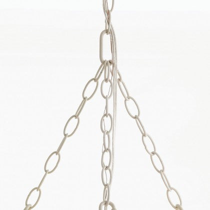 3' White Chain