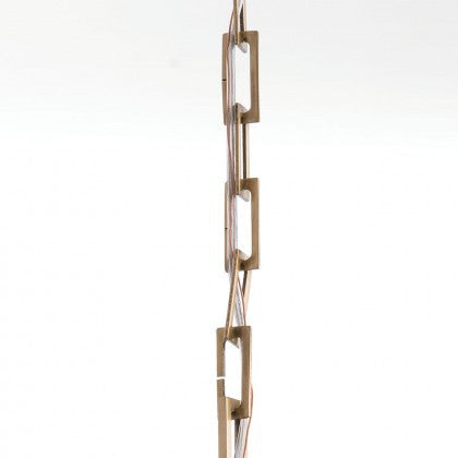 3' Square Antique Brass Chain