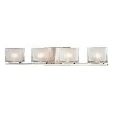 Chiseled Glass 4-Light Vanity Light
