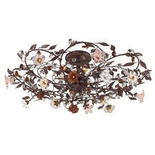 Cristallo Fior 6-Light Semi Flush Mount