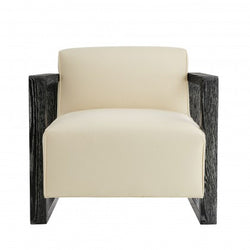 Duran Chair Muslin Black Cerused