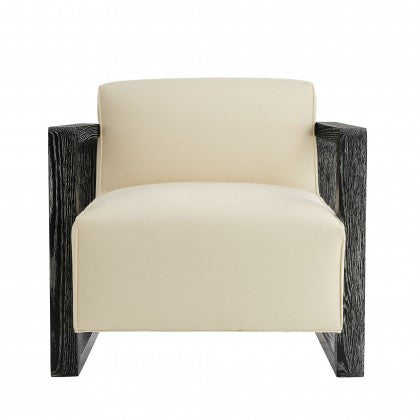 Duran Chair Muslin Black Cerused
