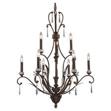 Emilion 9-Light Candle-Style Chandelier