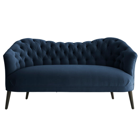 Marlee Indigo Velvet Sofa