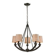 Morrison 5-Light Shaded Chandelier