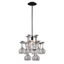 Vintage 1-Light Crystal Pendant